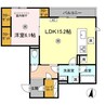 シティシャルム 1LDKの間取り
