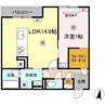 シティシャルム 1LDKの間取り