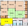 武雄朝日町貸家 6DKの間取り