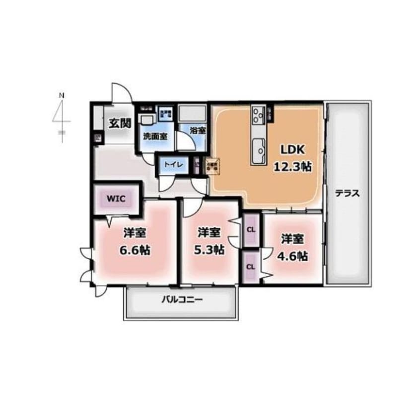 間取図 グランドメゾンHEIWAⅡ