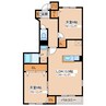 ドリームズⅡ 2LDKの間取り