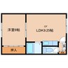 コーポ7 1LDKの間取り