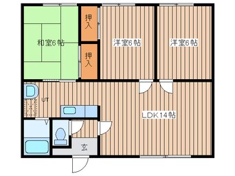 間取図 ルーベデンス77A