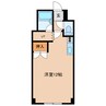 明星マンション 1Rの間取り