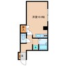 明星マンション 1Rの間取り