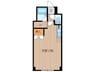 明星マンション 1Rの間取り