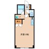 明星マンション 1Rの間取り