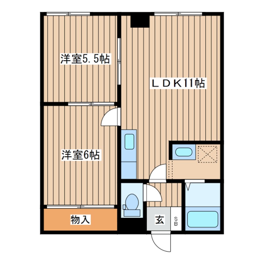 間取図 つかさビル