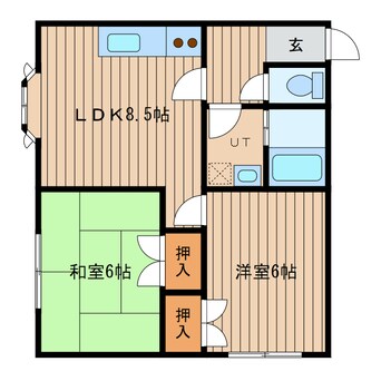 間取図 サンフロンティア　Ａ棟