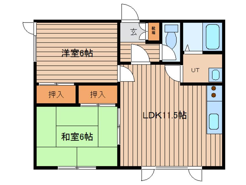 間取図 サンフロンティア　Ａ棟