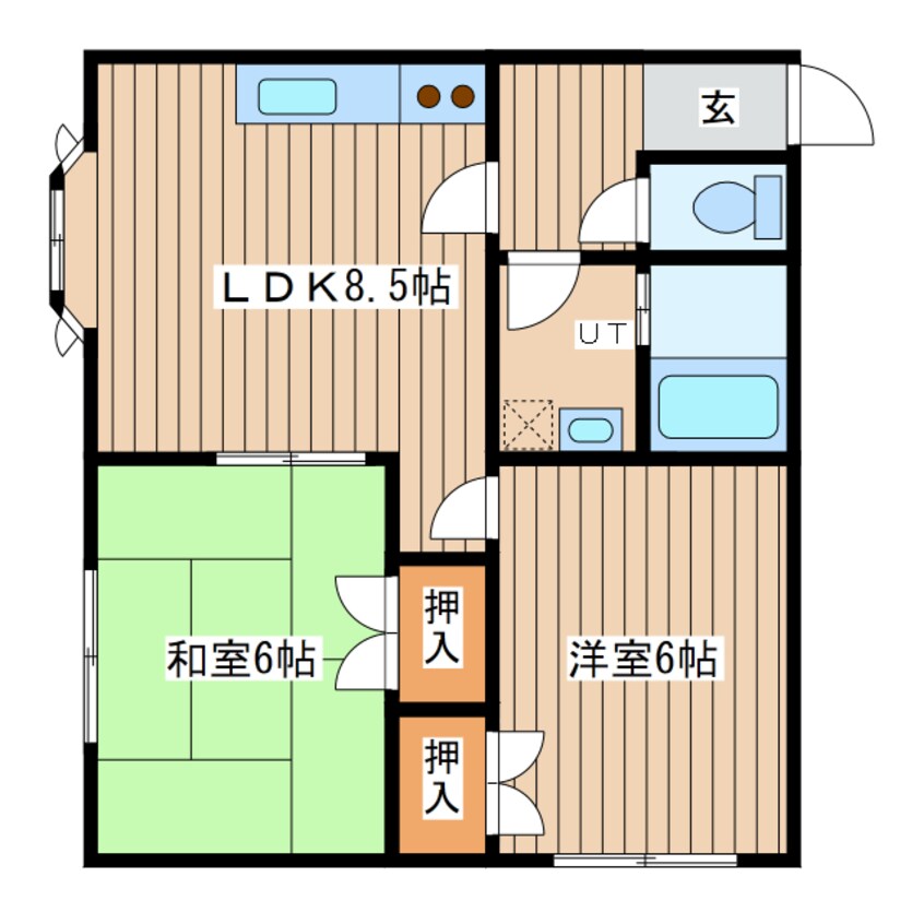 間取図 サンフロンティア　Ａ棟