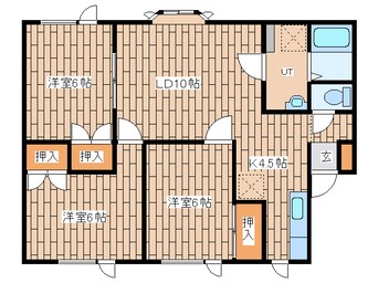 間取図 エスポワールＥ棟