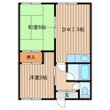 北二条コーポの間取図