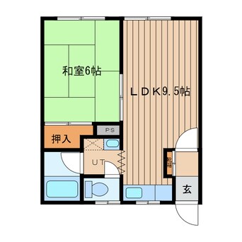 間取図 コーポ346