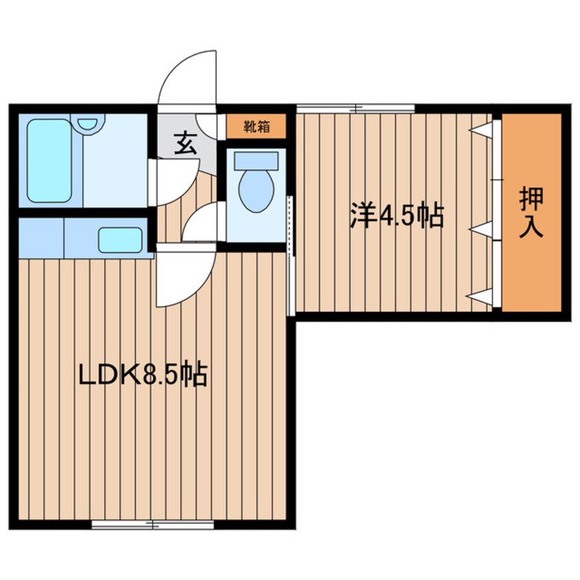 間取図 インターハイツ