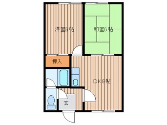 間取図 あやめコーポ