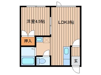 間取図 サンフロンティア　Ｂ棟