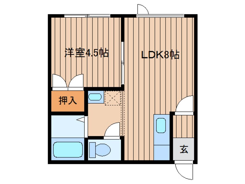 間取図 サンフロンティア　Ｂ棟