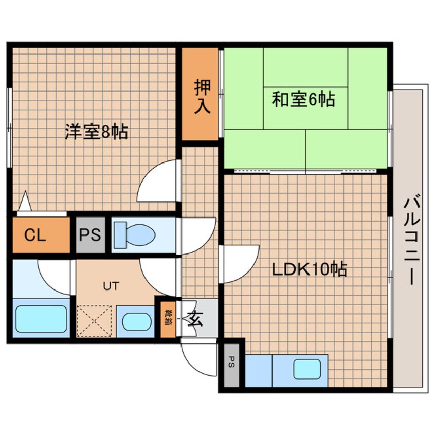 間取図 グランドール桂