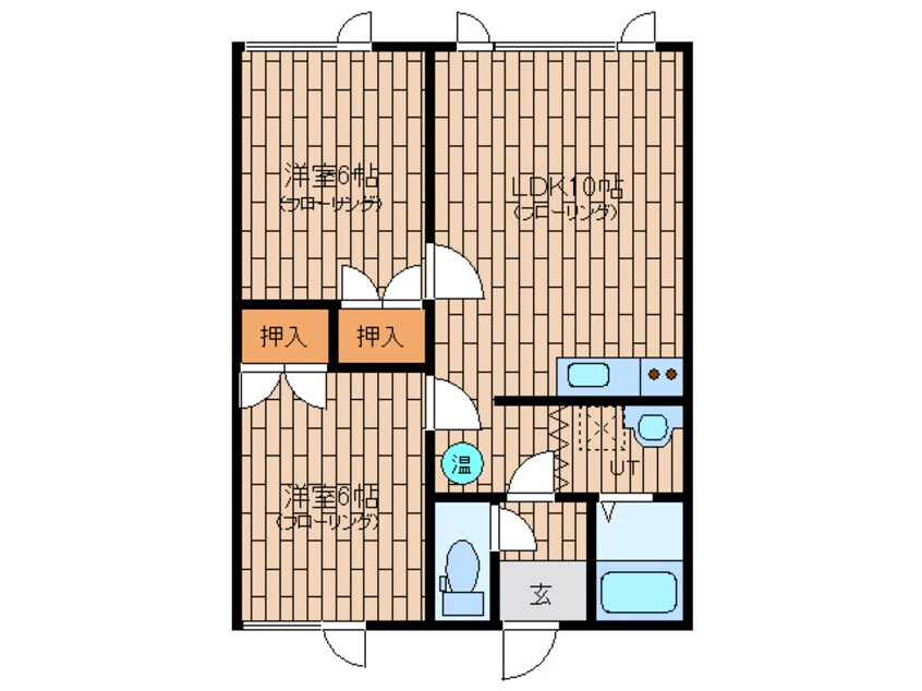 間取図 パークコート