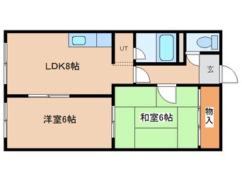 間取図 ハイツ愛らんど