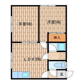 間取図 イーストヴィラ