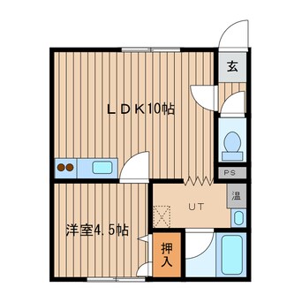 間取図 コーポゆもと５号棟