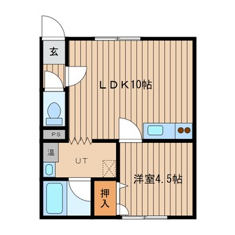 間取図 コーポゆもと５号棟