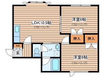 間取図 エスポワールＦ棟