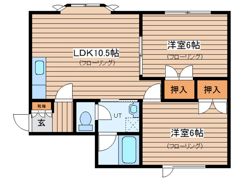 間取図 エスポワールＦ棟