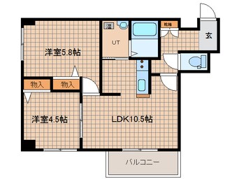 間取図 ハピネス１２ビル