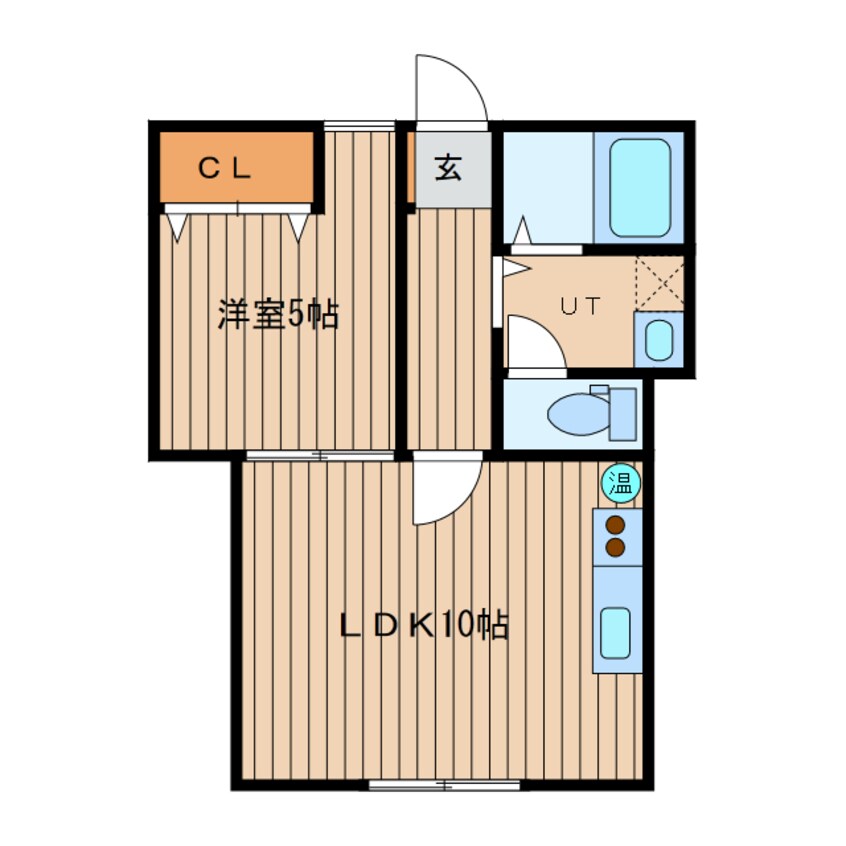 間取図 コーポゆもと７号棟