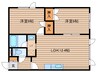 ＡＧＭ１２ 2LDKの間取り