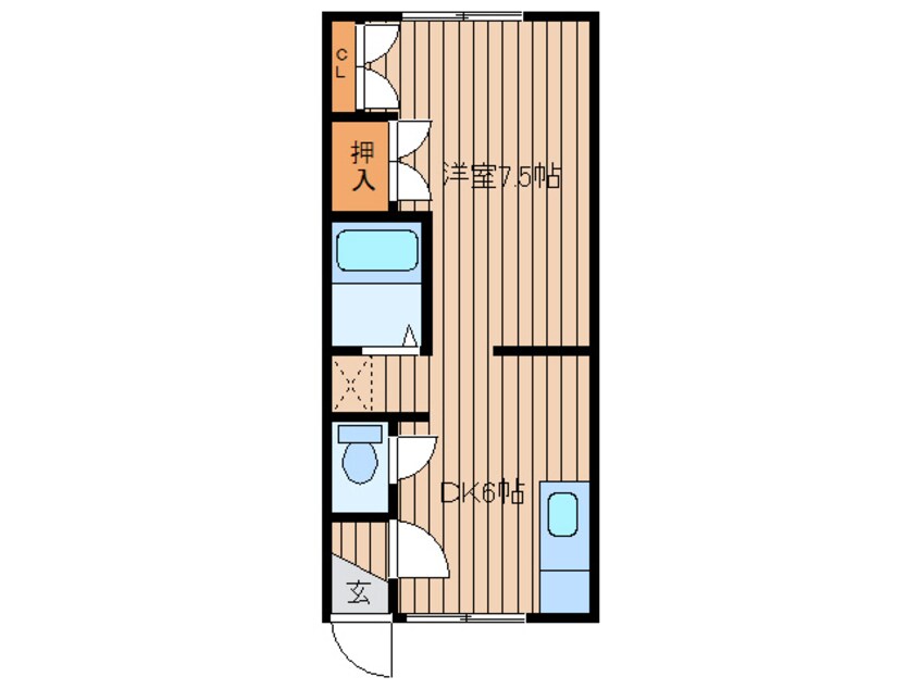 間取図 コーポ松井