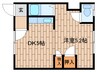 スタジアムゾーン 1DKの間取り