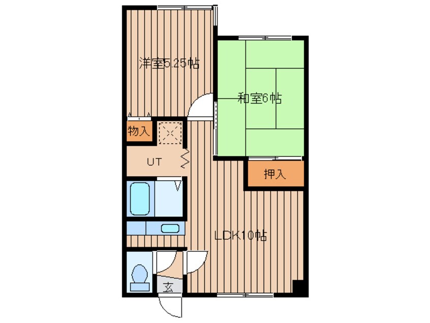 間取図 ユニオンハイツＢ