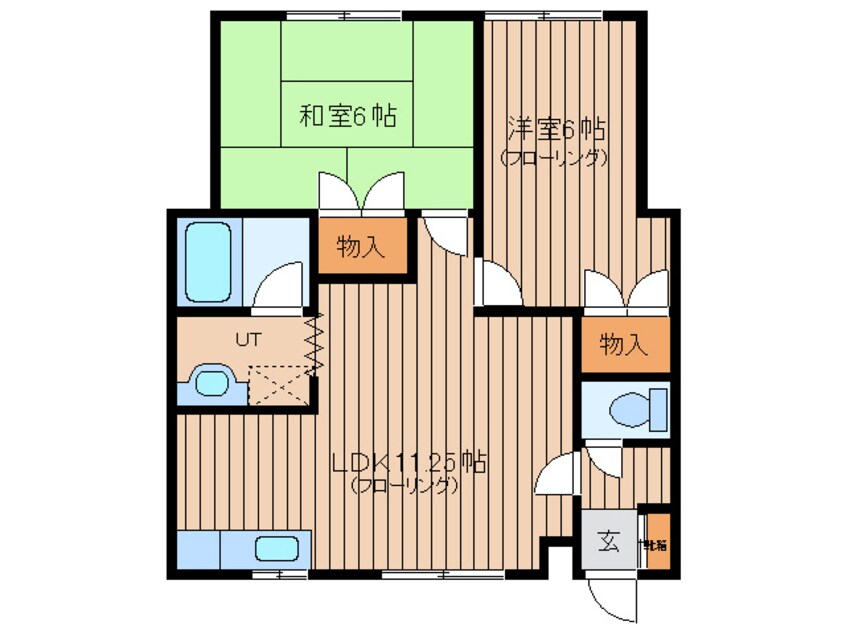 間取図 山栄ハイツ