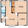 casa９条西 2LDKの間取り
