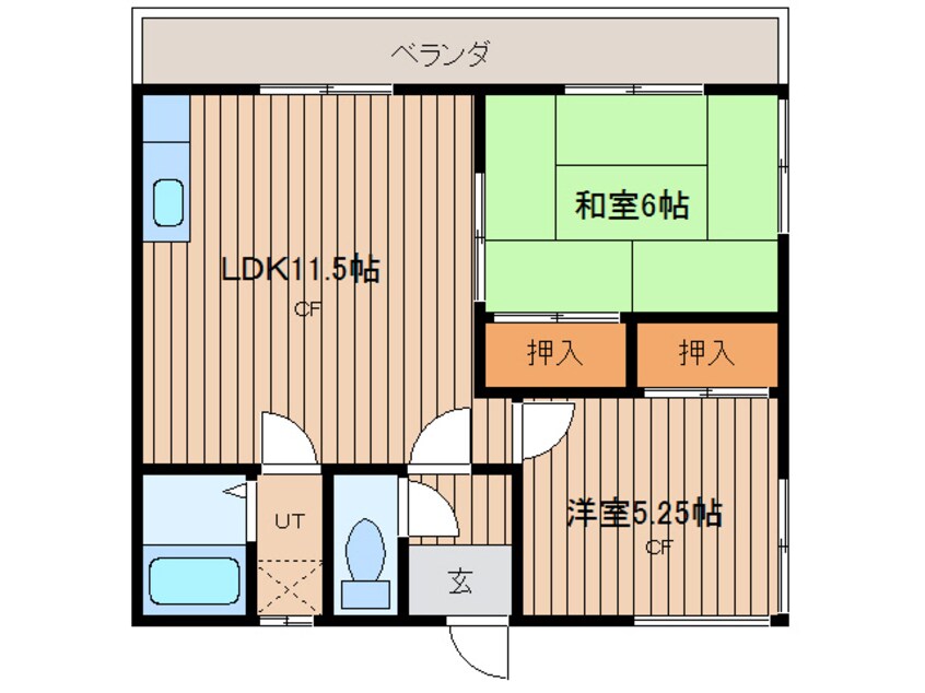 間取図 宮の下ハイツ　NO.2