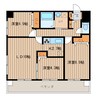 アーバンヴィレッジ岩見沢 3LDKの間取り