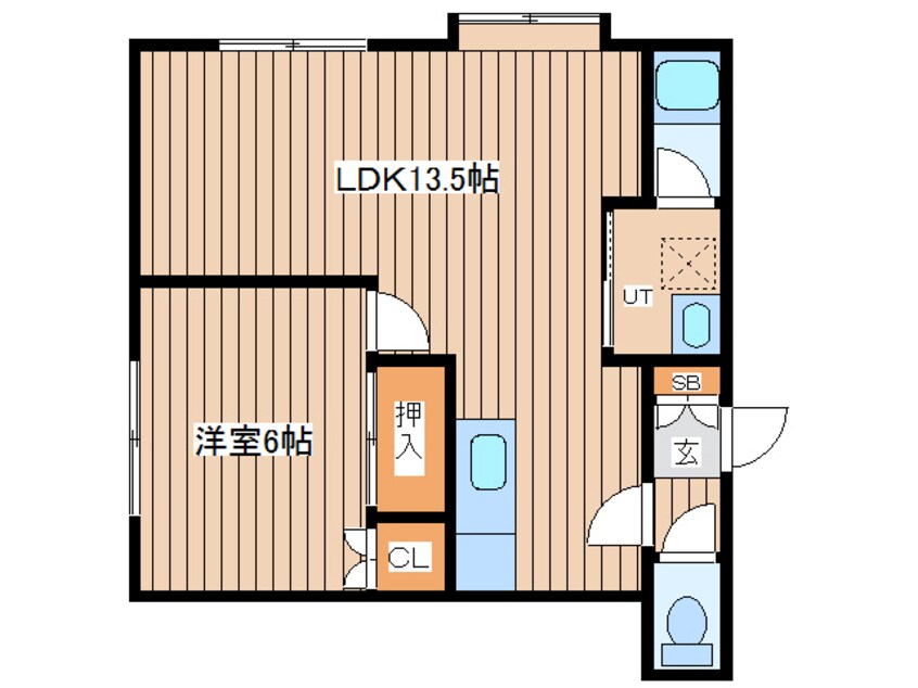 間取図 ハイツポピー