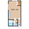華コーポ 1Rの間取り