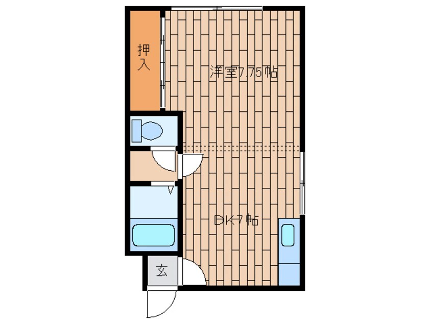 間取図 華コーポ