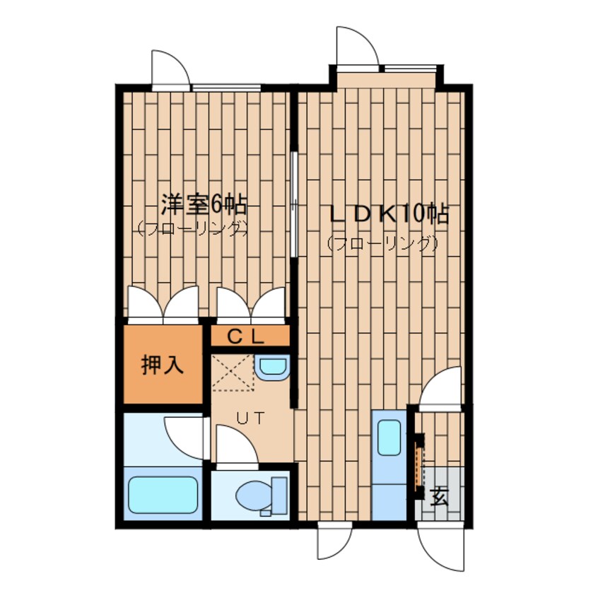 間取図 グランパレスヒロ7