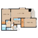 イーストサンⅡの間取図