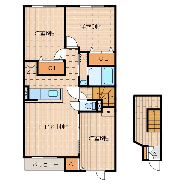 間取り図 ウエスト　ファイブ　ヒルズ