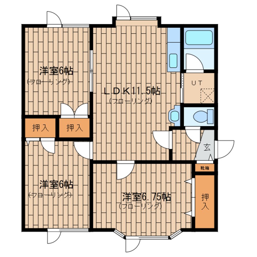 間取図 ロイヤルエクセレンスⅠ