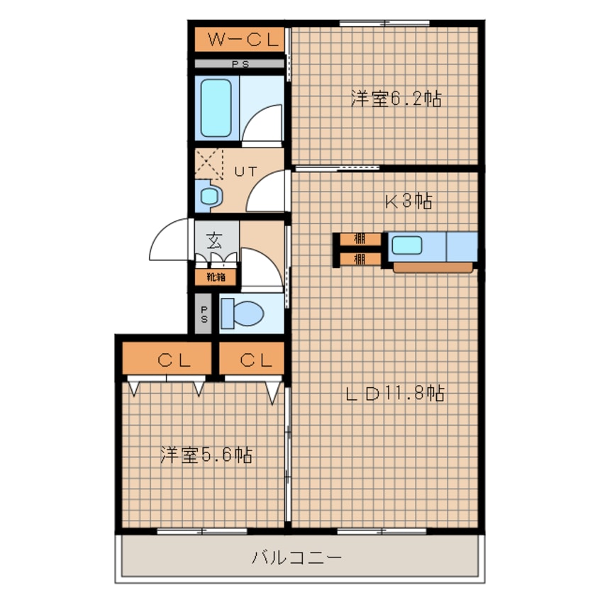 間取図 レ・バンテ
