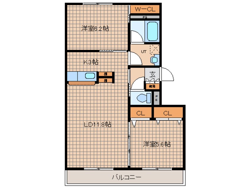 間取図 レ・バンテ