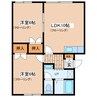 メイフェアー南町 2LDKの間取り